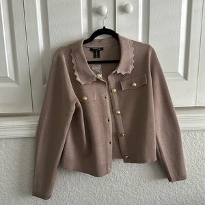 Never worn knit-sweater cardigan